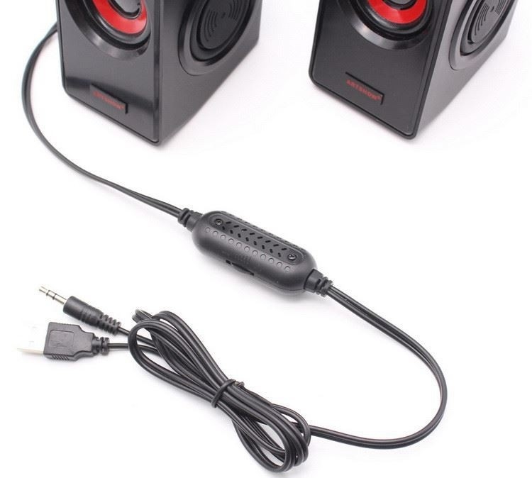 100HZ-18KHZ USB スピーカー 3.5mm を搭載したデスクトップ デジタル マルチメディア スピーカー 2.0