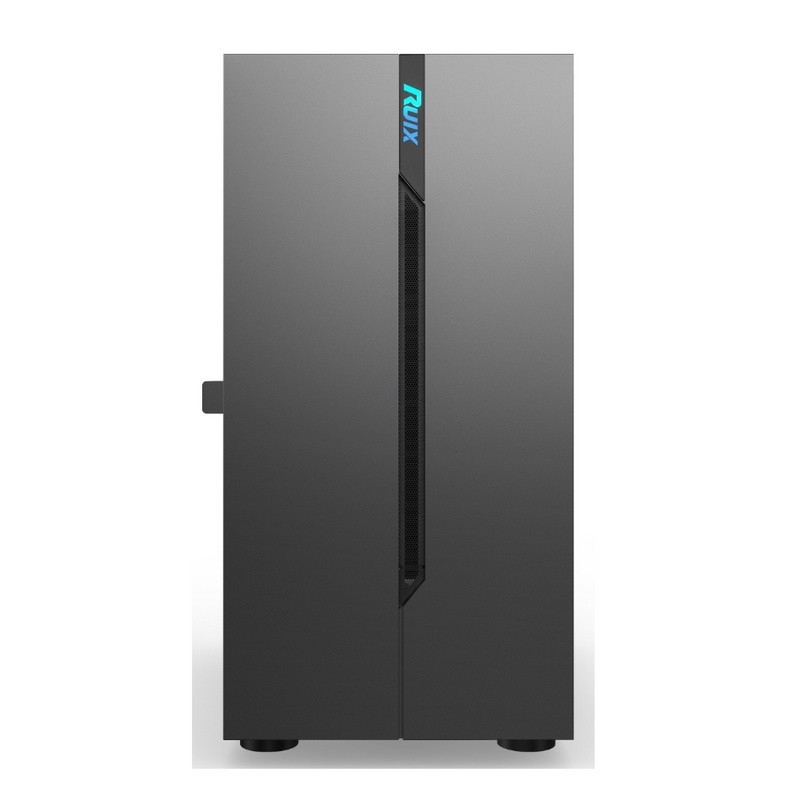 ETEKコンピュータケース - 開ける左パネル 電源 下部マウント 設置可能なRGBファン シンプルで寛大なパネル