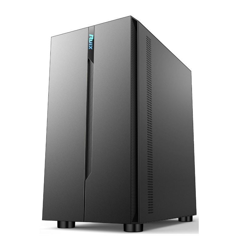ETEKコンピュータケース - 開ける左パネル 電源 下部マウント 設置可能なRGBファン シンプルで寛大なパネル