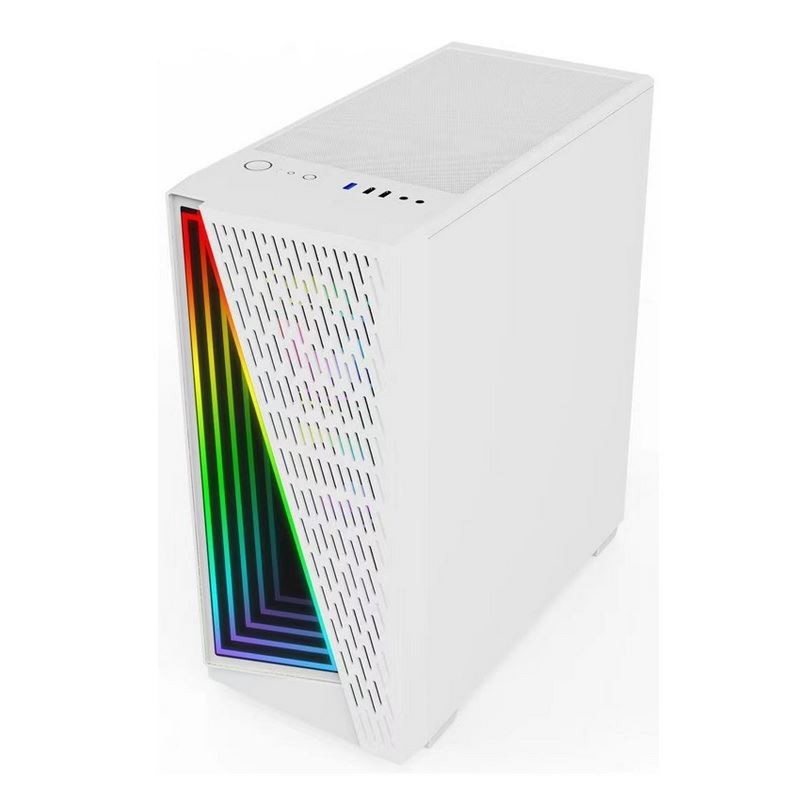 Dazzle Time Tunnel 効果のサポート 12cm 黒と白の ARGB ファンが利用可能です。サイドパネルは強化ガラスです。