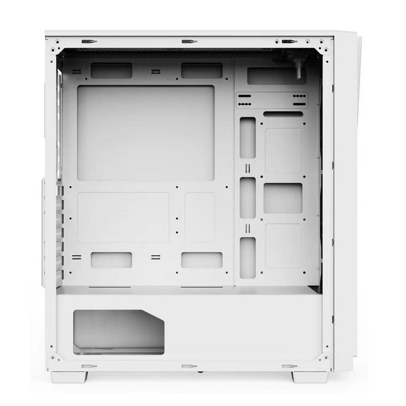 Dazzle Time Tunnel 効果のサポート 12cm 黒と白の ARGB ファンが利用可能です。サイドパネルは強化ガラスです。