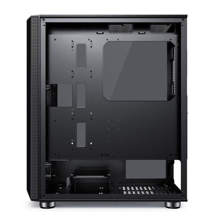 磁気設計のコンピュータケースダストフィルターサポート 6 ファン ATX ミッドタワー PC ゲームケースガラスサイドパネルケーブル管理