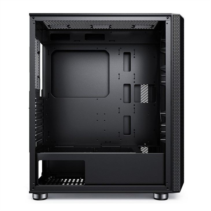 磁気設計のコンピュータケースダストフィルターサポート 6 ファン ATX ミッドタワー PC ゲームケースガラスサイドパネルケーブル管理