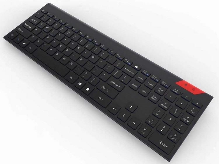 PC TVのための容易な媒体制御固体ステンレス製の超密集した大型のキーボードが付いているタッチ パッドが付いている2.4G無線キーボード