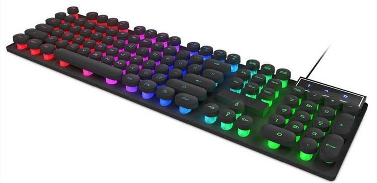 注文の賭博のタイプライターのためのバックライトによってワイヤーで縛られるコンピュータのキーボードそしてマウス