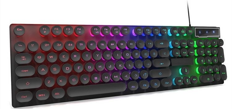 注文の賭博のタイプライターのためのバックライトによってワイヤーで縛られるコンピュータのキーボードそしてマウス