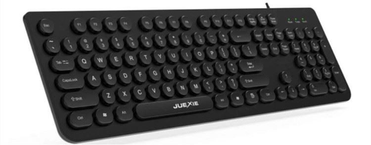 静かなPC KB1430のためのチョコレートによってワイヤーで縛られるコンピュータのキーボードおよびマウスの習慣60のキーボード