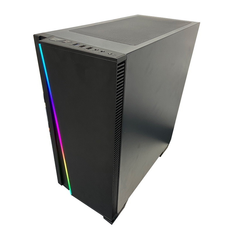 ATX ITXコンピュータ キャビネットRGBの時間トンネルの完全なタワーのガラスPCの箱36cmのラジエーター