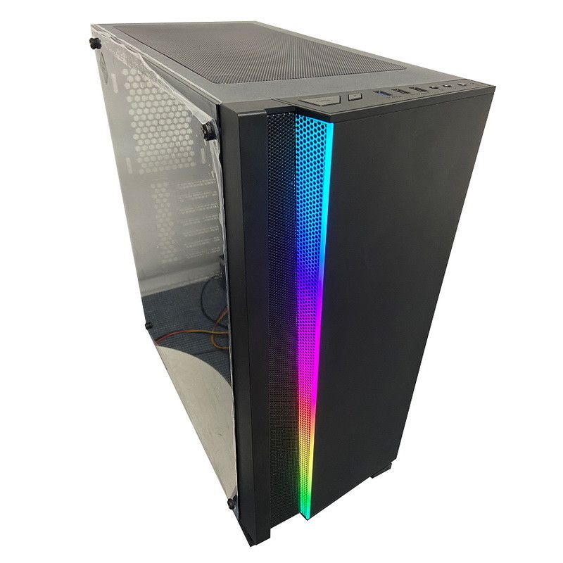 ATX ITXコンピュータ キャビネットRGBの時間トンネルの完全なタワーのガラスPCの箱36cmのラジエーター