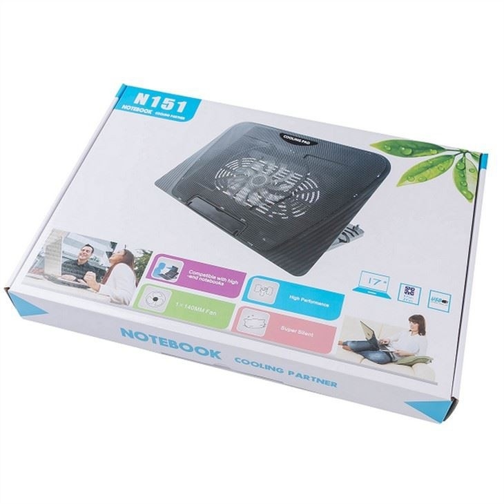 ETEK ラップトップ 冷却パッド-ラップトップ パートナー 14CM ゲームラップトップのための量子冷却パッド扇風機