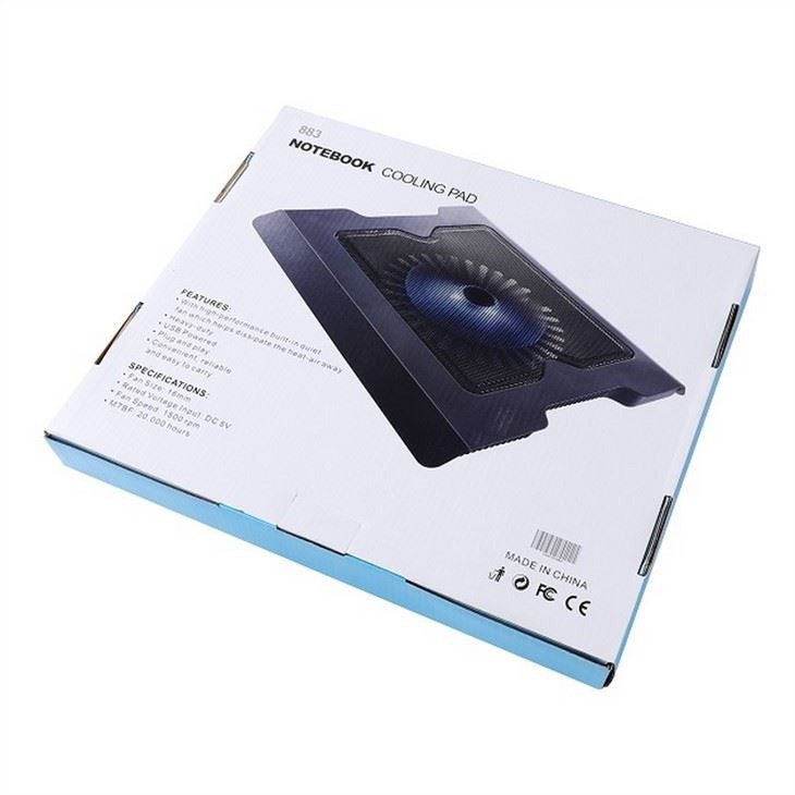 ETEK ラップトップ 冷却パッド- 14CM 換気 ラップトップ 冷却トレイ 扇風機 ノートブック パートナー アクセサリー