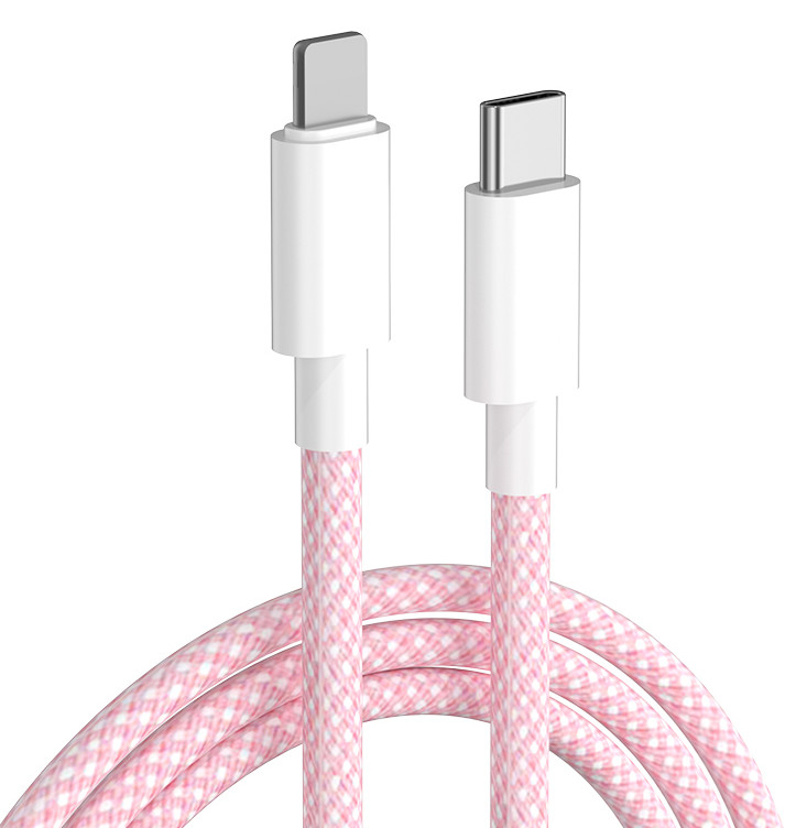 PD 27W TPE Iphone充満のための電光への速いUSBのデータ ケーブルのタイプC