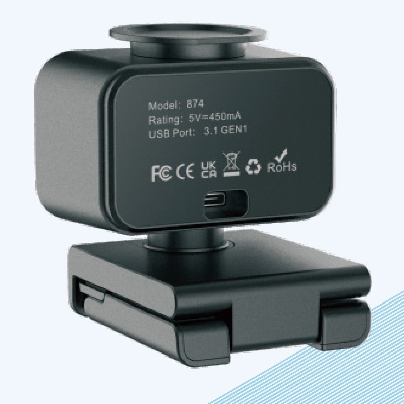 2K 会議 AI ウェブカメラ USB 3.1 Gen 1 HFR60FPS@YUY1080P ノートパソコンとPC用のレスレスウェブカメラ
