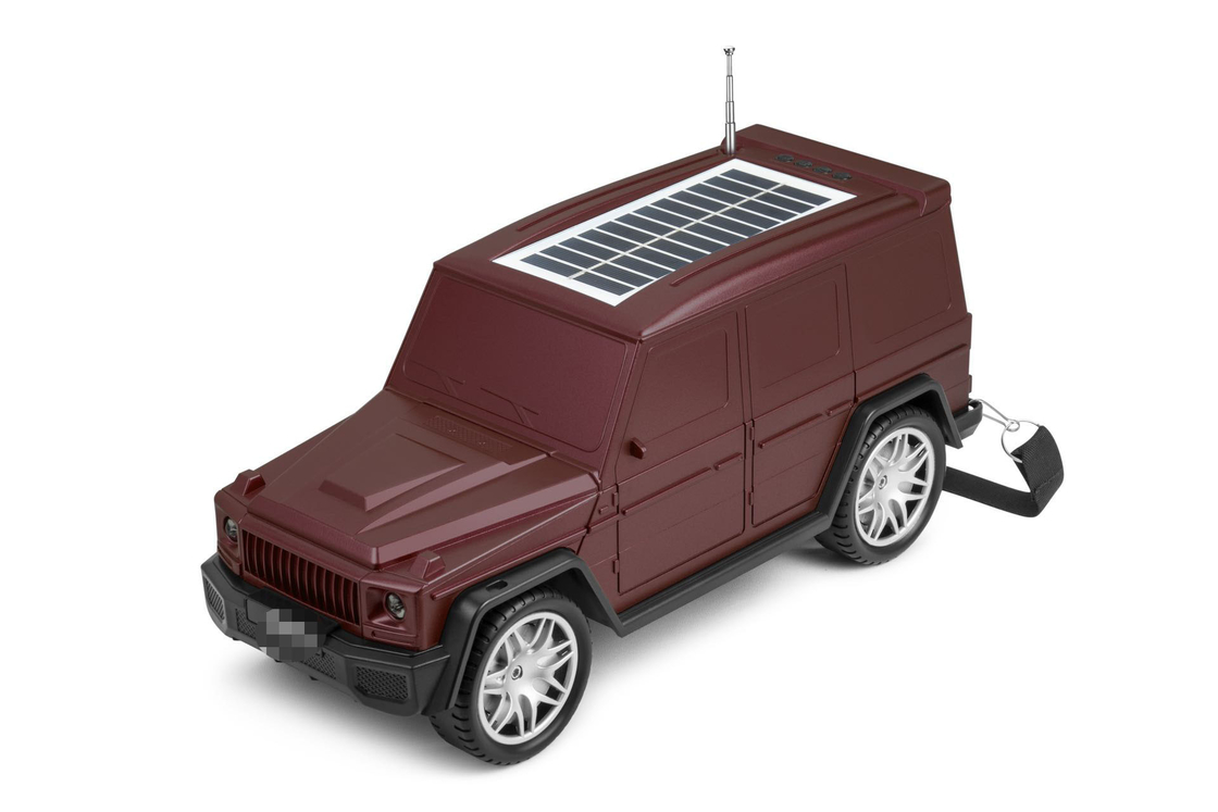 クラシックカー型のブルートゥーススピーカー ソーラー懐中電灯とラジオの機能を組み合わせ 家庭旅行 屋外