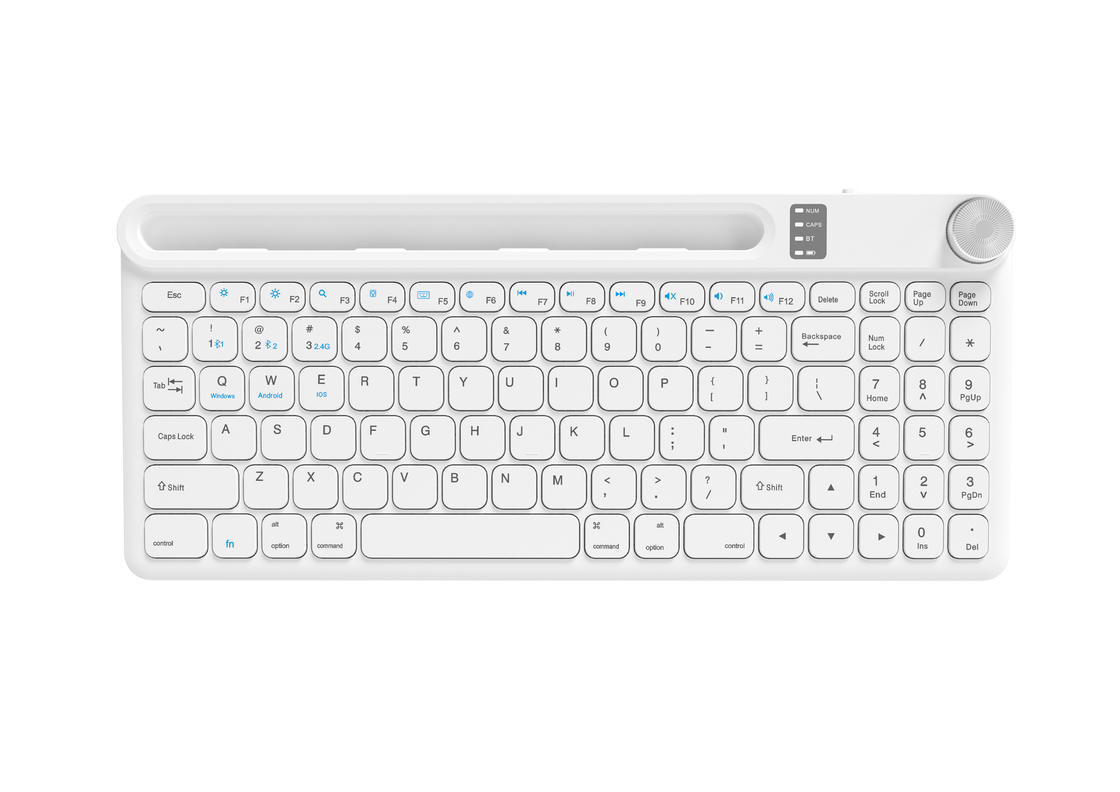 96鍵のBluetoothキーボード3.0または5.0 パートナブル パソコンまたはタブレットとの頻繁なモバイル使用