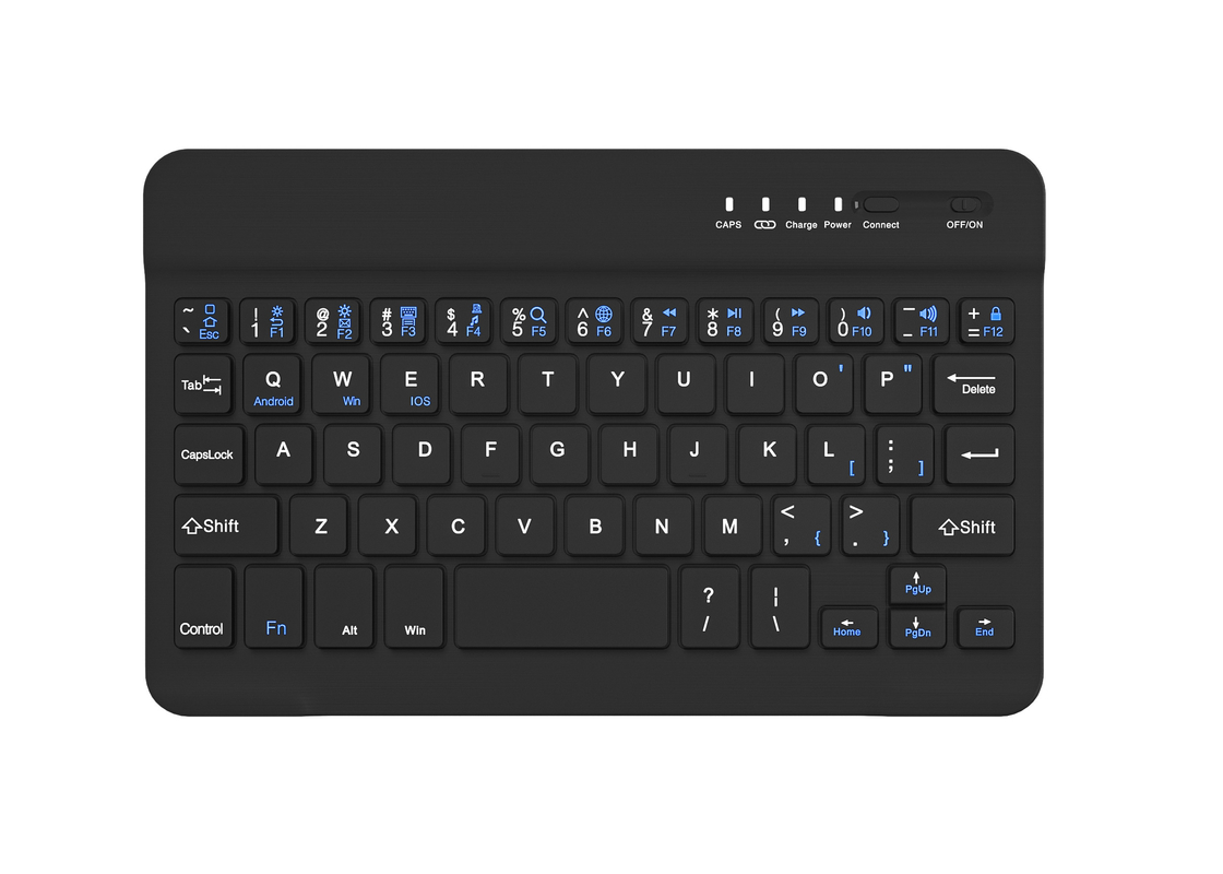 59 キー 小さい軽量 携帯ブルートゥースキーボード アップル iPad と Android デバイスでいつでもどこでも使用できます