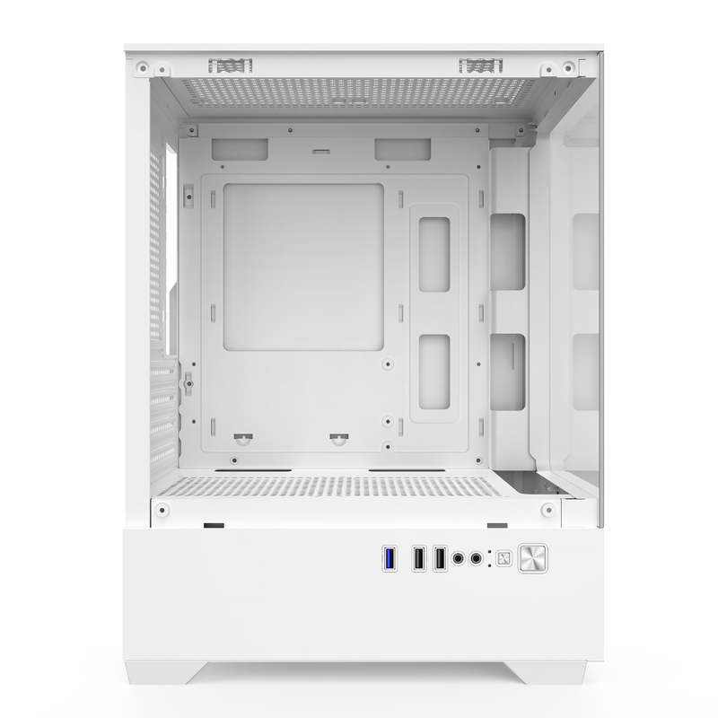 マイクロATX ITX PCゲームケース 1 HDDベイ 1 SSDドライブベイ 両色 黒白