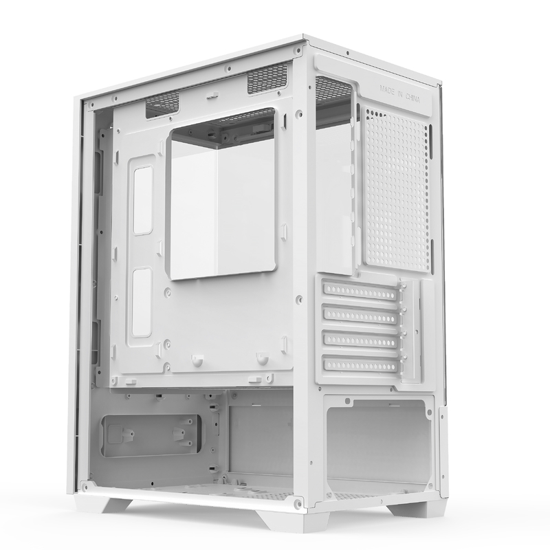 マイクロATX ITX PCゲームケース 1 HDDベイ 1 SSDドライブベイ 両色 黒白