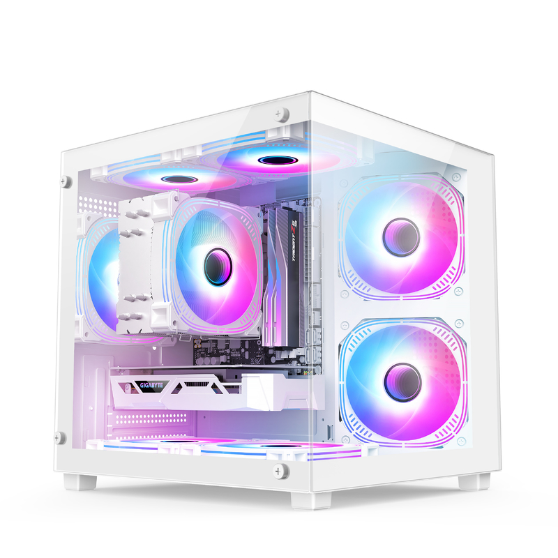 マイクロATX/ITX PCケース 素晴らしい熱消耗 ゲーマープロのためのさまざまなハードウェア設定をサポート