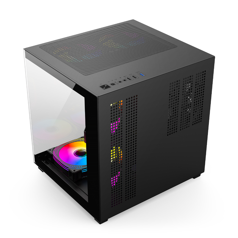マイクロATX/ITX PCケース 素晴らしい熱消耗 ゲーマープロのためのさまざまなハードウェア設定をサポート