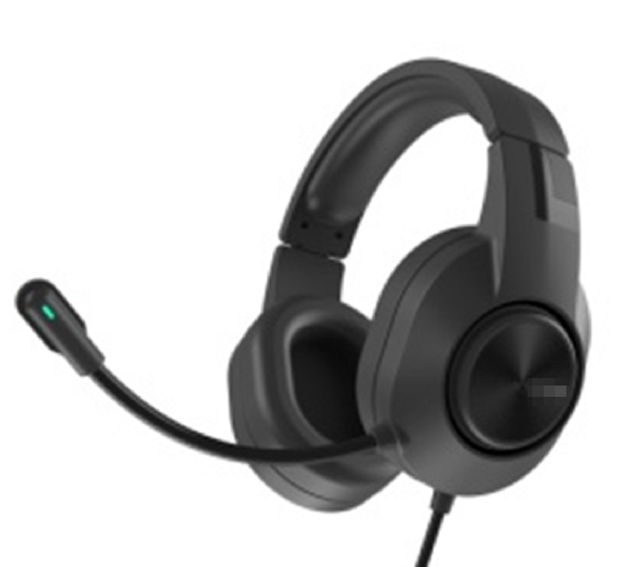 ダブルプラグ有線コンピュータヘッドセット 素晴らしい照明効果と 印象的な音声品質 音楽を楽しむために