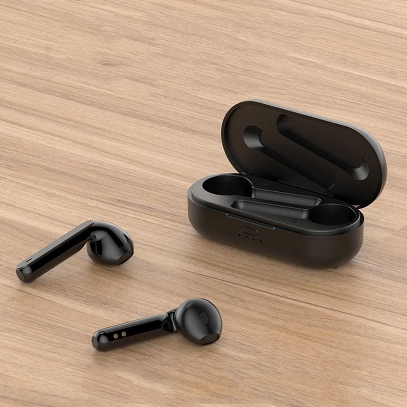 ETEK ワイヤレス イヤホン,マイクロフォン付きBluetooth,半耳式デザイン, 音量削減,ディープベース,防水