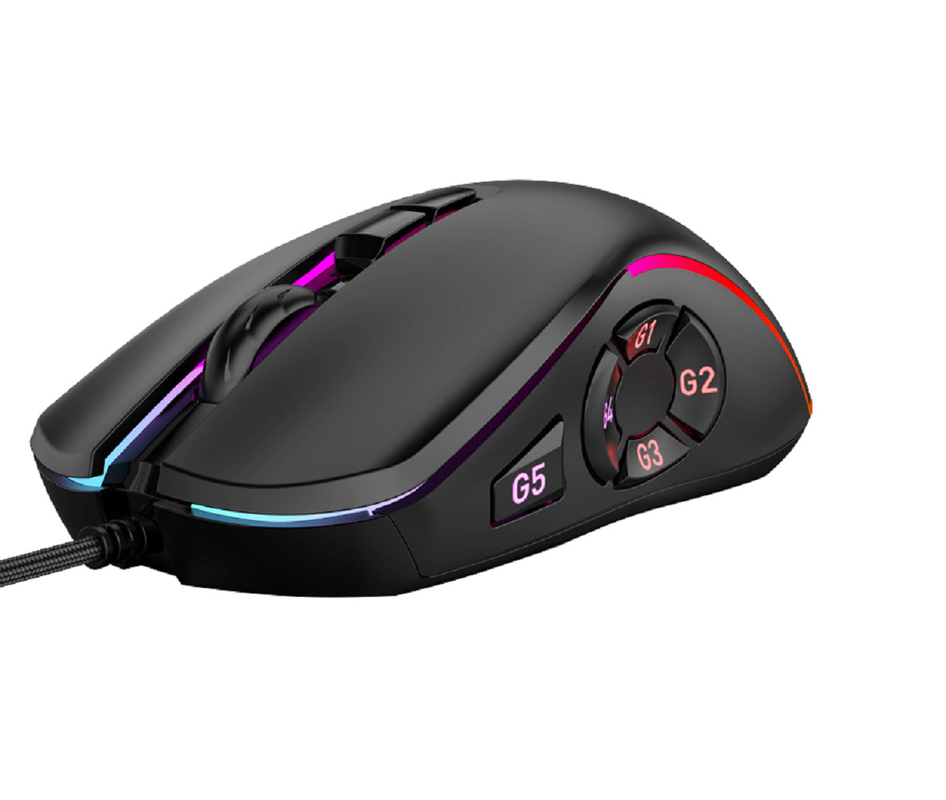 12800 DPI 10 プログラム可能なキー マウス 12 照明モード 複数のシステムと互換性 ゲーマー プロフェッショナルなど