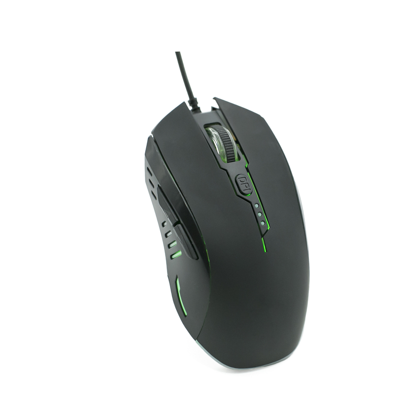 RGBバックライト,4レベルのDPI調整,プラグアンドプレイUSB,プロや一般ユーザー向けのエゴノミックな6Dゲーミングマウス