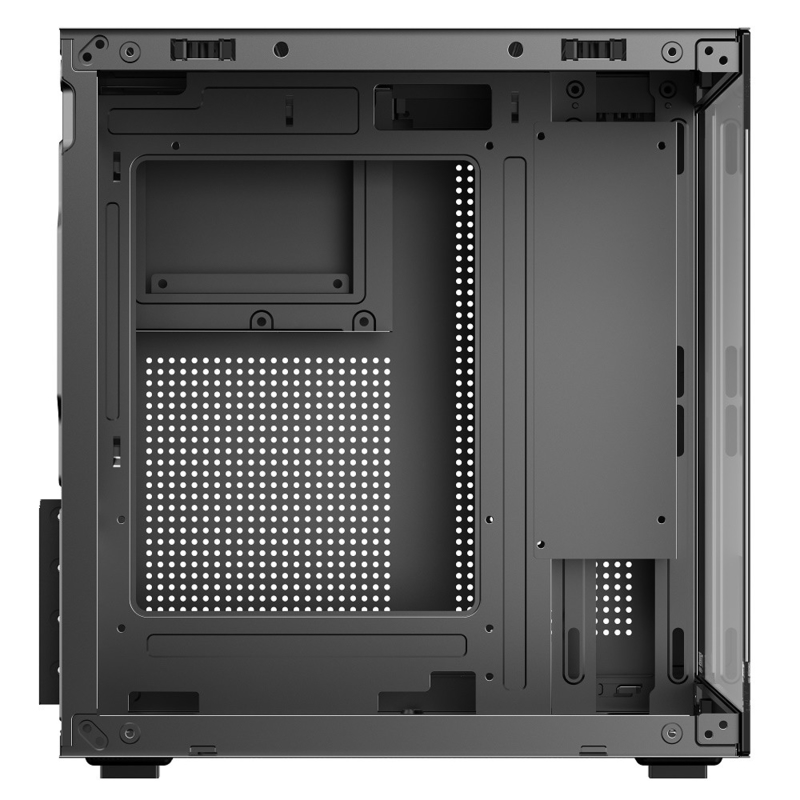 MATX/ITX PCケース 320mmまでのグラフィックカードをサポートする CPU クーラー 165mmまで 1 HDD 2 SSD 3 X 12CM ファンはお金のために