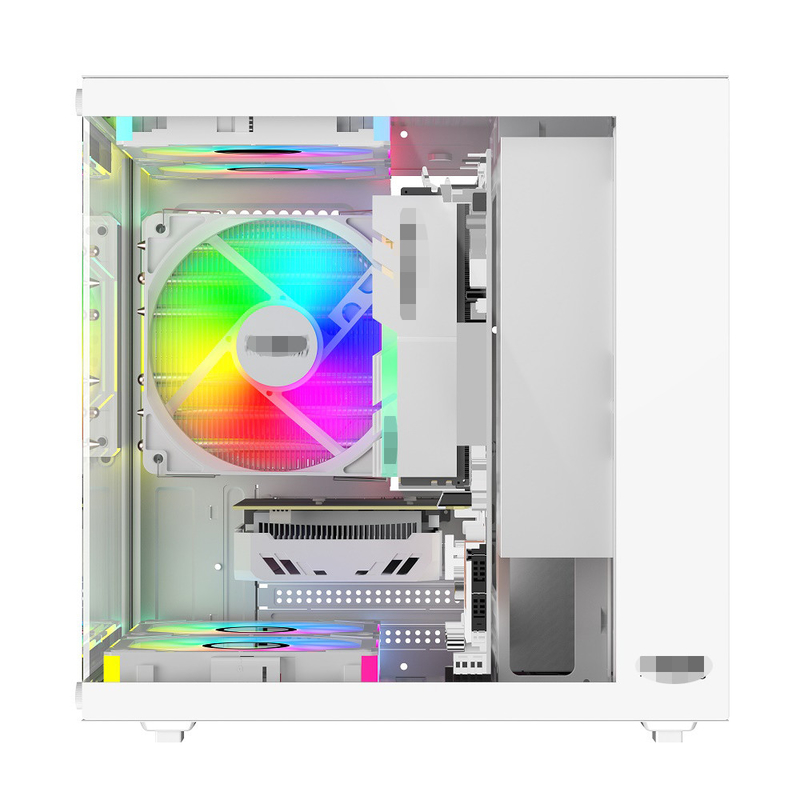 MATX/ITX PCケース 320mmまでのグラフィックカードをサポートする CPU クーラー 165mmまで 1 HDD 2 SSD 3 X 12CM ファンはお金のために