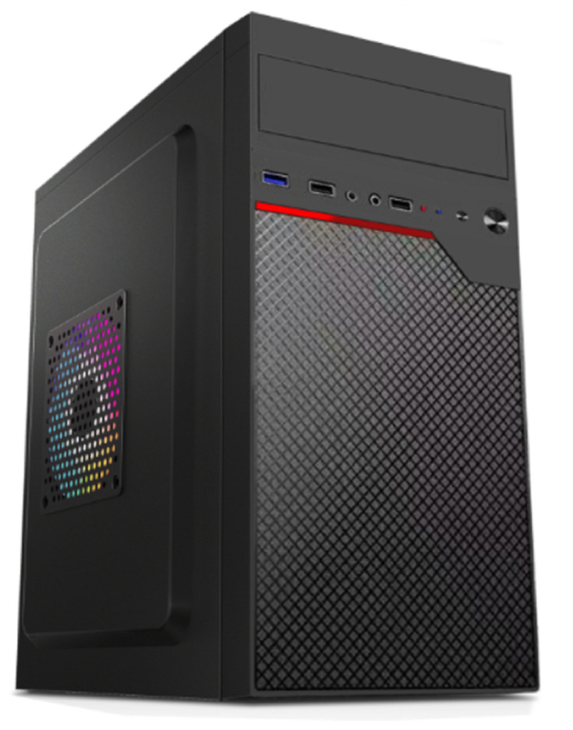 マイクロATX ミニATX 4つの拡張スロット 2HDD 2SSD 12cm と 8cm のファンマウント コンパクト軽量コンピュータケース