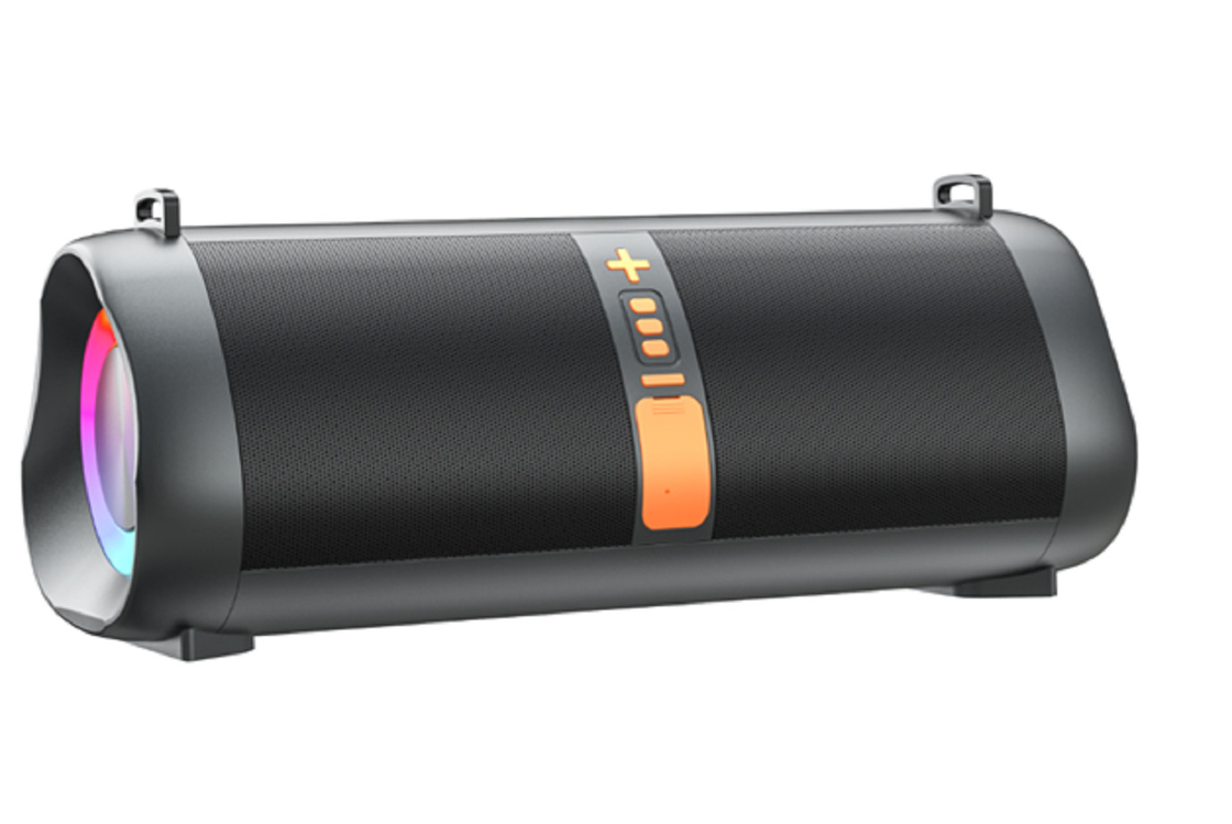 二重 20W スピーカー 7.4V 5000mAh リチウムバッテリー PVC ABS メタルメッシュ Bluetooth USB TF FMをサポート