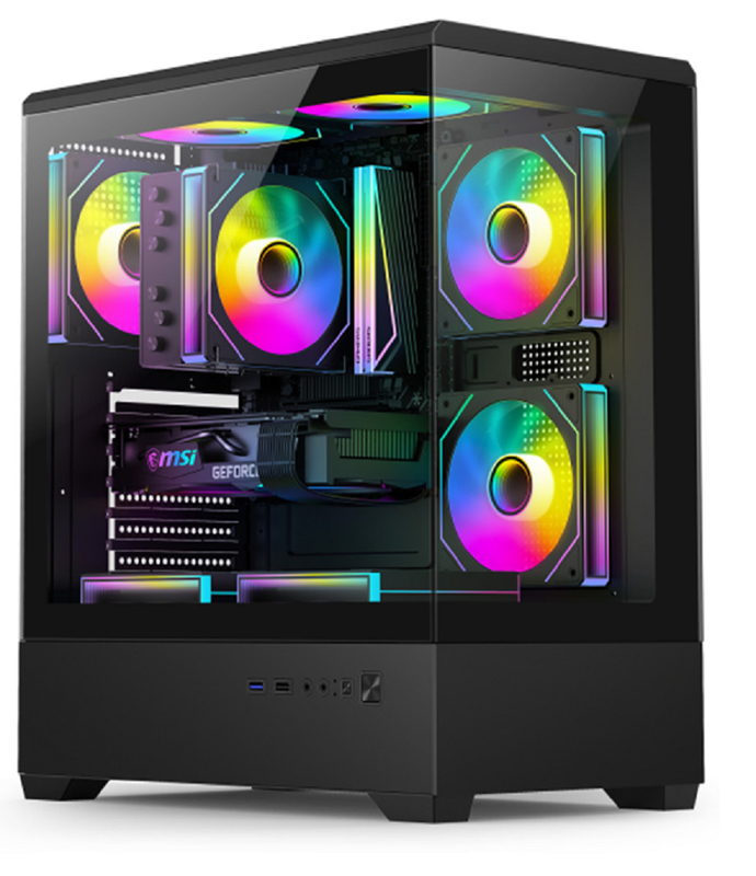 フルサイズの互換アーキテクチャ E-ATX/ATX マザーボード 330mm グラフィックカード 240mm 上部装着 水冷グリッドコンピュータケース
