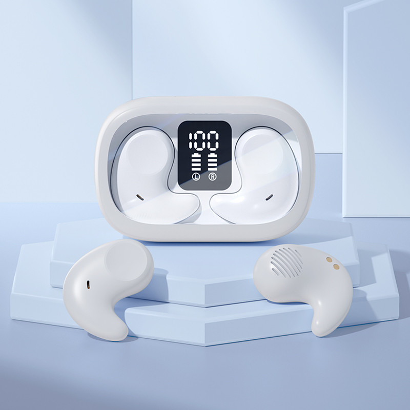シングルイヤ 5.7×3.7×2.4cm,軽量で薄い 快適な横の睡眠機能のための内耳デザインなし HIFI サウンドサウンド