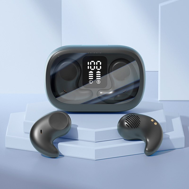 シングルイヤ 5.7×3.7×2.4cm,軽量で薄い 快適な横の睡眠機能のための内耳デザインなし HIFI サウンドサウンド