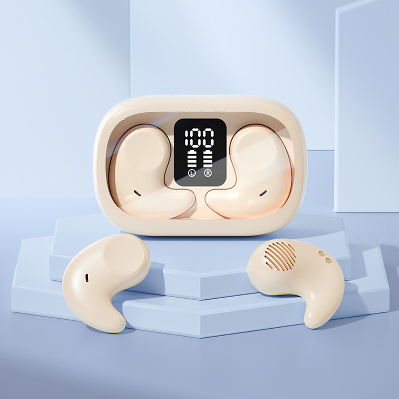 シングルイヤ 5.7×3.7×2.4cm,軽量で薄い 快適な横の睡眠機能のための内耳デザインなし HIFI サウンドサウンド