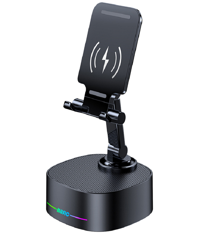 8W電源出力 15W無線充電 RGBアンビエントライト 2000mAh バッテリー 屋外キャンプ用 Bluetooth 5.3 TWS接続
