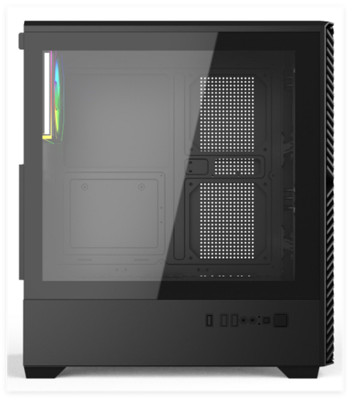 E-ATX/ATX/M-ATX 11扇風機スロット コンピュータケース 双モードドライブベイ 0.6mm SPCC鋼+ABSパネル