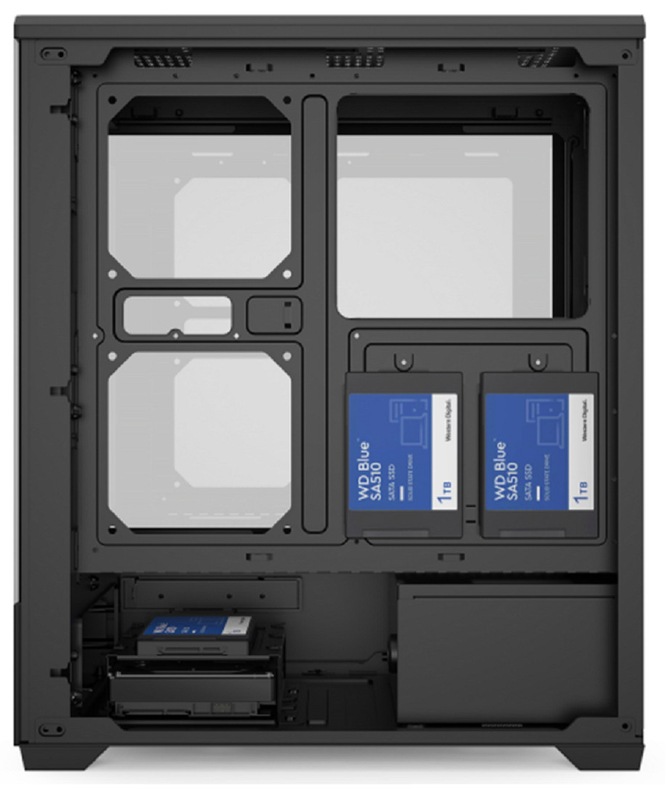 E-ATX/ATX/M-ATX 11扇風機スロット コンピュータケース 双モードドライブベイ 0.6mm SPCC鋼+ABSパネル