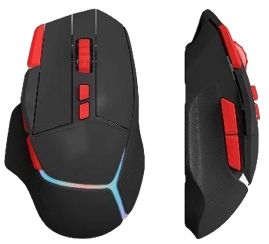8000 DPI 58g 超軽量 9D エルゴノミック ゲームマウス オイルスプレー レーザー彫り ロゴ 汗に耐える 防滑