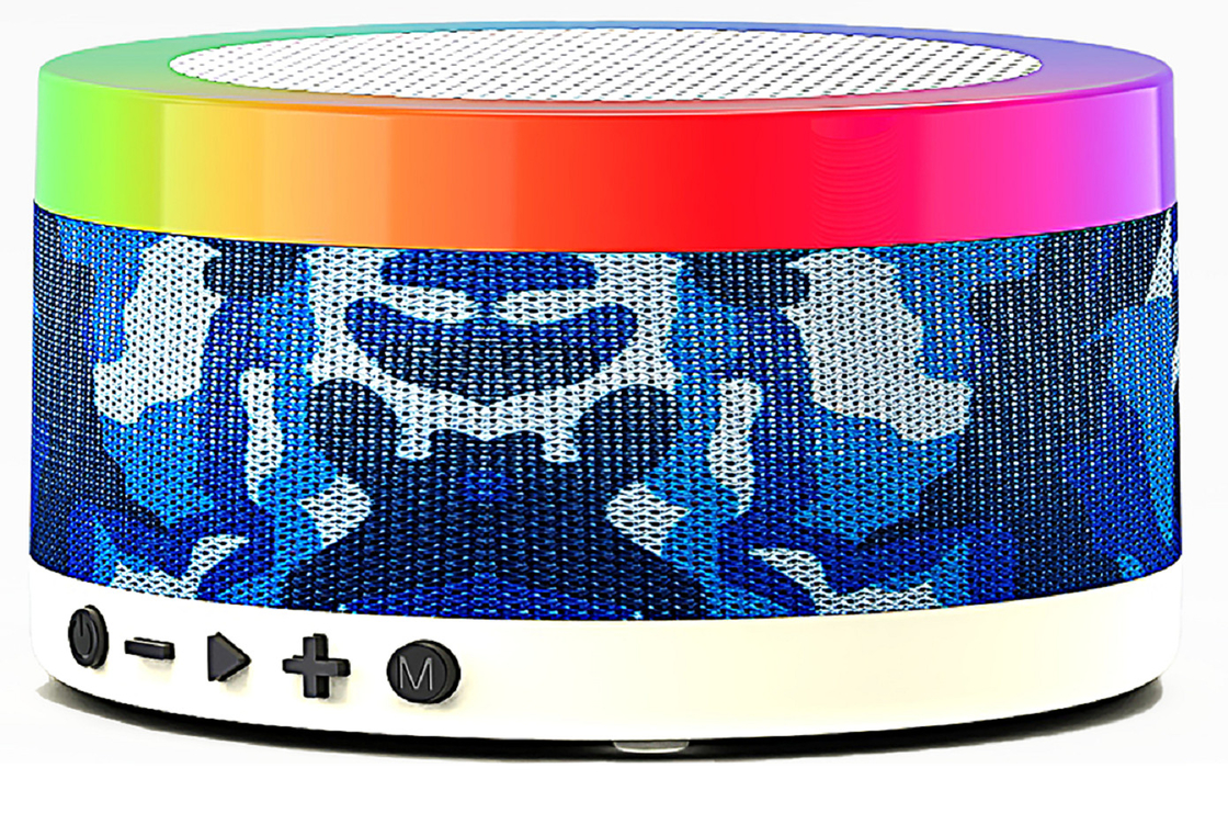 RMS 15W パワー 102mm スピーカー ブルーツ Bluetooth TF カード USB FM ラジオ サポート 2400mAh バッテリー 多彩のLEDライト 多モード