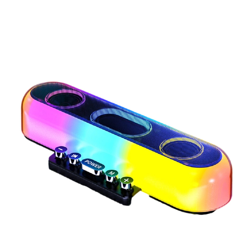 52mm スピーカー 10W RMS パワー 1600mAh バッテリー Bluetooth TF カード FM ラジオと 32GB 拡張機能