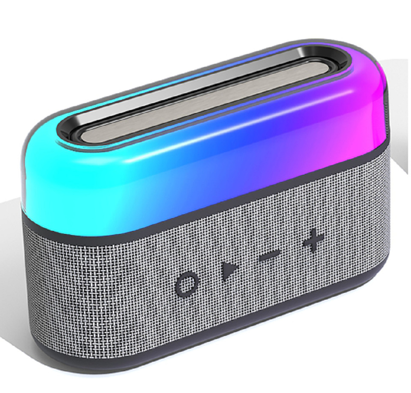 40W RMS 5000mAh バッテリー ポータブル スピーカー サポート Bluetooth TF カード 最大 32GB FM USB フラッシュ ドライブ 小さなパーティーのためのカラフルな照明