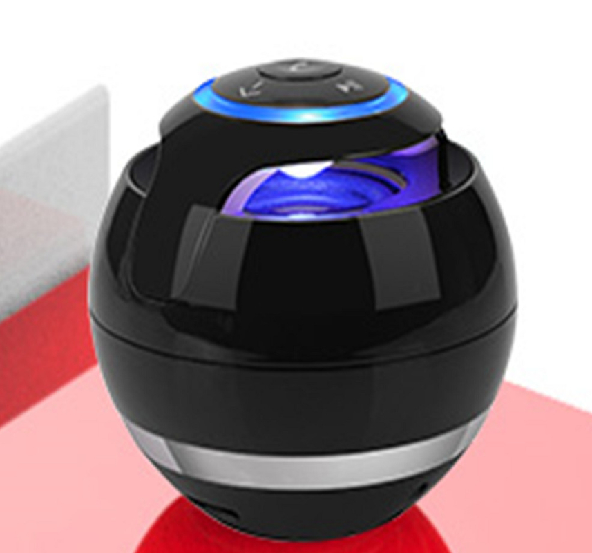 コンパクトボディ D78*H78mm Bluetooth AUX TF カード FM ラジオをサポート.内蔵 300mAh バッテリー USB 充電 40mm スピーカーユニット