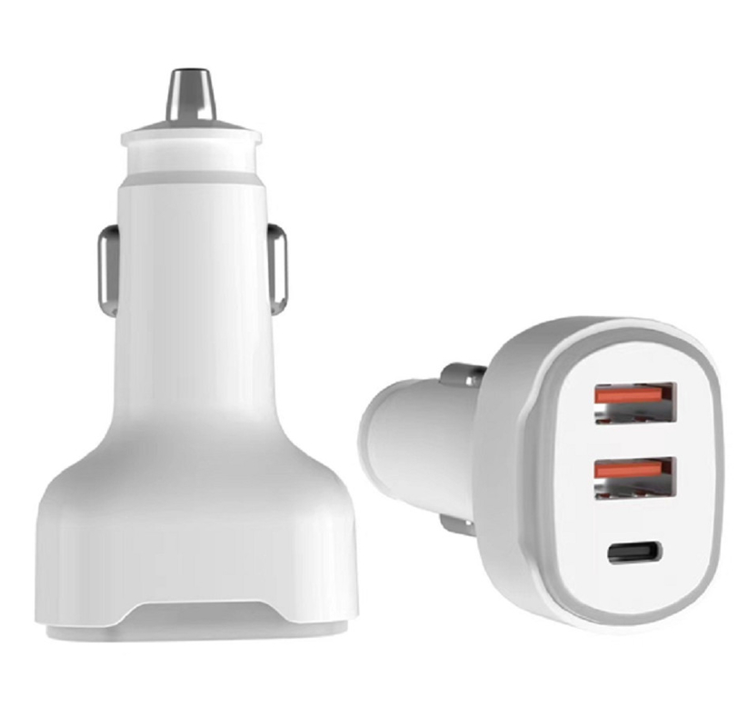 56W 総出力 USB-C PD 20W 急速充電 + デュアル USB-A QC 18W 急速充電 コンパクトデザイン + LED インディケーターライト
