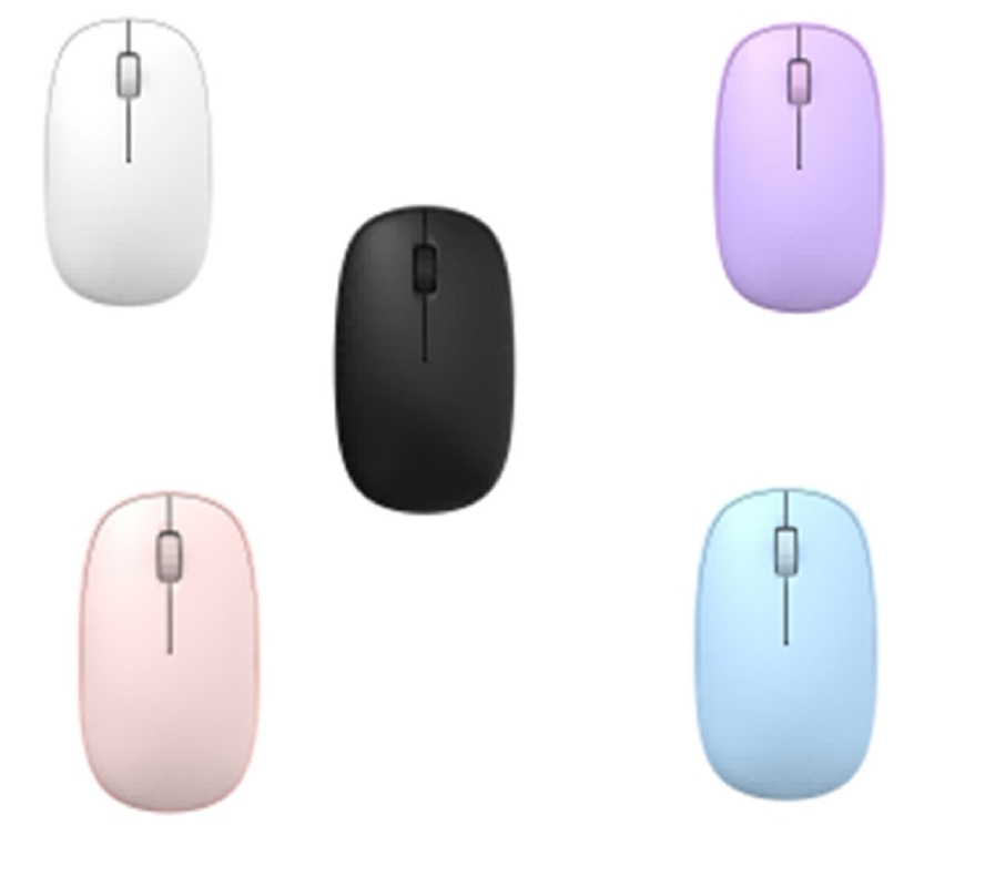 ETEK 2.4Gワイヤレスマウス 1200DPI クリック 5色オプション 単3電池1本駆動 ホワイト ピンク パープル ブルー ブラック