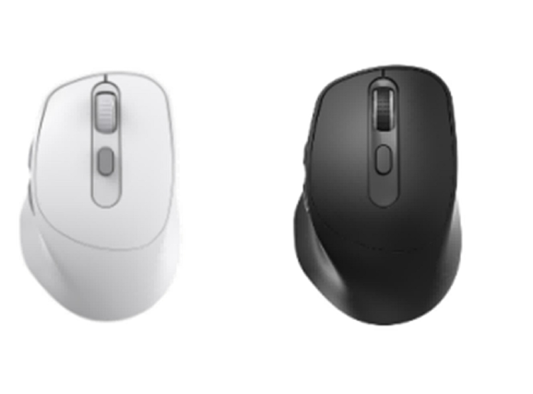 2.4GワイヤレスBluetoothマウス 500mAhバッテリー ABS素材 300万クリック 800-1600 DPI Win7-10/IOS/XP/Vista対応