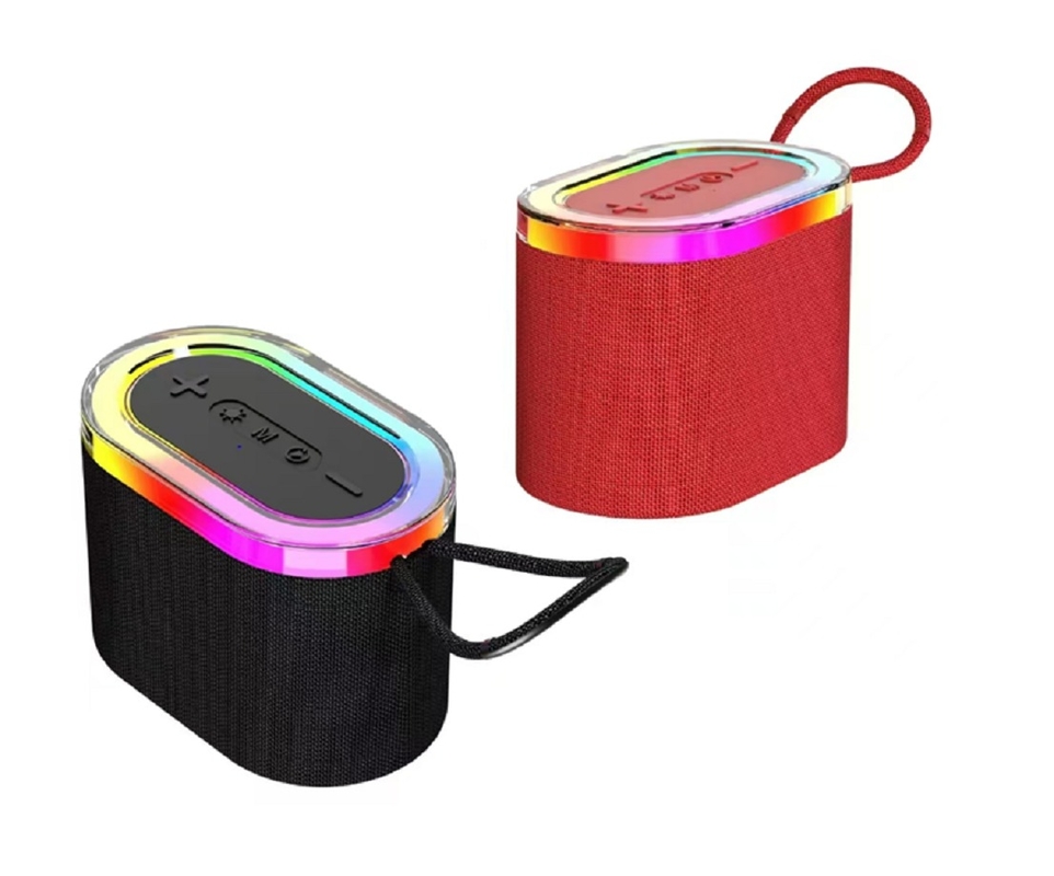 800mAh バッテリー付き 携帯ブルूटゥース 5.3 スピーカー AUX TF カードとUSB再生 組み込みRGBライトを含む