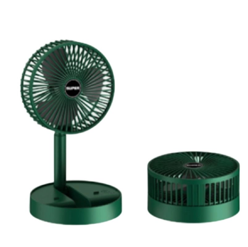 USB充電式デスクファン バッテリー駆動 コンパクト 家庭 オフィス 旅行 アウトドア活動用