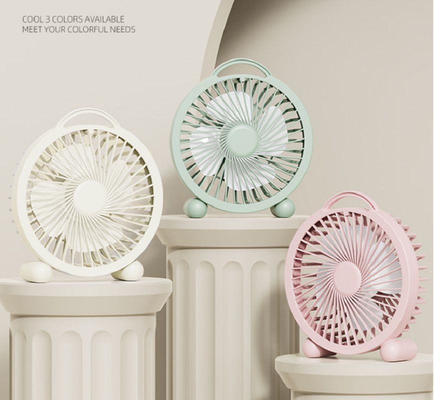 直接プラグUSBポータブルファン 充電ケーブル不要 5V電圧と3W電源 111G超軽量